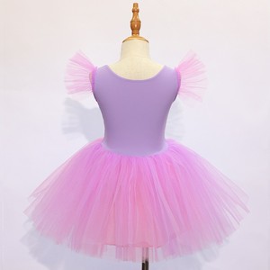 Vestido de Ballet para Niñas, Tutú Brillante de Princesa, Vestido de Baile con Mangas Abullonadas y Falda de Tul, Vestido para Actuaciones en Escenario - Product Image 5