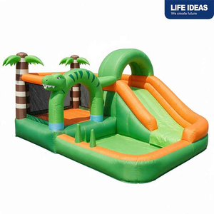 Customized Commercial Inflatable Water <b>Slide</b> With Detachable Swimming <b>Pool</b> Blower Backyard Kids Party Adults Fun - Product Image 1