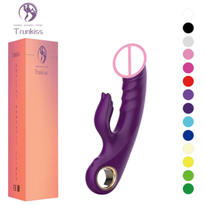 Lippen-Vibrator für Erwachsene 10 Vibrationsmodi 5 Frequenzen Einstellbare Doppelvibration USB-Aufladbar Silikon/ABS-Materialien - Product Image 1