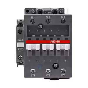 คอนแทคเตอร์เสริม A63 3 เฟส 220V/380V/110V/24V 9A/12A/16A หน้าสัมผัสหลัก 3NO หน้าสัมผัสเสริม 1NO/1NC สำหรับงานอุตสาหกรรม - Product Image 1