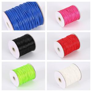 Artesanato 1-1.5-5mm Jóias Fazendo Beading Crafting <span class=keywords><strong>Cord</strong></span>ão De Algodão Encerado Fio Corda De Couro para Acessórios Pulseira Colar - Product Image 2