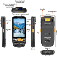Escáner de Código de Barras Android 11, Computadora Móvil Portátil para Almacén, Entrega, Sistema de Gestión de Inventario Minorista, PDA Resistente IP65