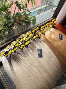 Extensions de cheveux humains vierges vietnamiens Rusa en vrac, double trame machine, super double drawn, 100g, pointes pleines, toutes couleurs, personnalisables - Product Image 4
