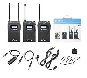 For By-wm8 Pro-k2 Dual-channel Handheld Dynamic Lavalier Xlr Plastic <b>Wireless</b> <b>Microphone</b> Omni-directional Light-weight for Boya - Product Image 2