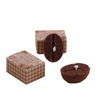 Bougie parfumée en forme de grain de café, faite à la main, haut de gamme, très vendue au Moyen-Orient, idéale comme cadeau souvenir.