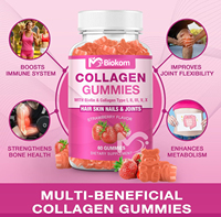 Gummies de collagène 2000mg en marque blanche OEM pour cheveux, peau et ongles avec biotine, vitamine C et zinc pour femmes et hommes – Approvisionnement direct usine