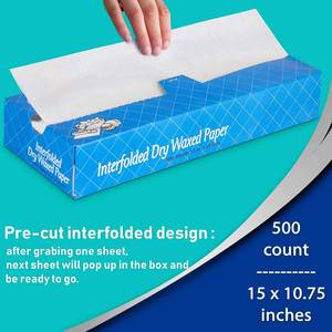 Papel Encerado para Envolver Alimentos, Papel Encerado Antigrasa para Envolver Alimentos, Papel Encerado para Hamburguesas - Product Image 3