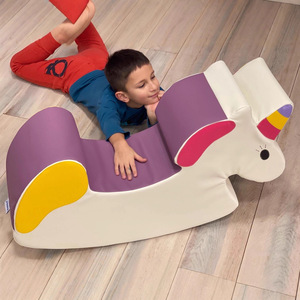 Caballito Balancín Suave de EVA, Taburete Infantil, Equipo de Entrenamiento de Integración Sensorial para Niños de 4 a 6 Años - Product Image 4