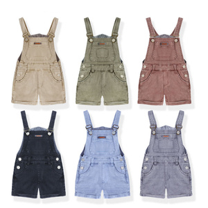 Kinder Hosenträger klassische hochwertige Jeans insgesamt Jungen lässig Overall Stretch Vintage Wasch shorts Overalls für Jungen Mädchen - Product Image 3