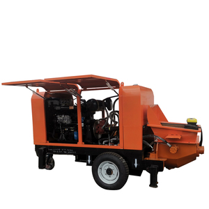 LKW-Betonpumpe Kundenspezifischer Elektrischer Betonmischer mit Pumpe Betonpomp Zement Mini Kleine Betonpumpe Herstellungsmaschine - Product Image 5