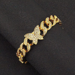 Hipster Jewelry Hip Hop <b>Cuban</b> <b>Chain</b> Bracelet Jewelry, Secret Men's Bracelet Tanjing - Product Image 2