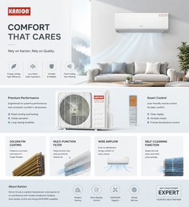 Climatiseur Split KANION 12000 BTU Inverter R32 Eco Mural Réversible Pompe à Chaleur 220-240V 50Hz Salon Chambre <span class=keywords><strong>Bureau</strong></span> - Product Image 4