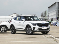 Nouvelle voiture 2025 pour Seltos 1.5L automatique, édition Confort, SUV compact, R16, conduite à gauche, intérieur foncé, caméra pour la vente en gros