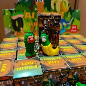 24 Pcs/set Italian Brainrot Tung Tung Tung Sahur Blind Box Toys Tralalero Tralala <b>Action</b> <b>Figure</b> Keychain Collectible Ornaments - Product Image 6