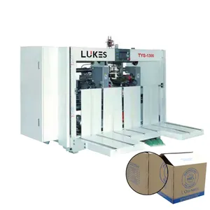 TYS-2700 High Speed 4 Servo Motor Double Head Stitching Machine / Cardboard Box Stitcher