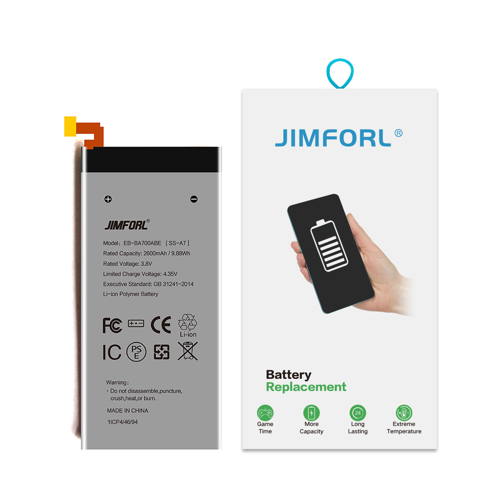 Литий-ионный аккумулятор Sam sung A7 gb 2600mah gb t18287 2000 t18287 2013