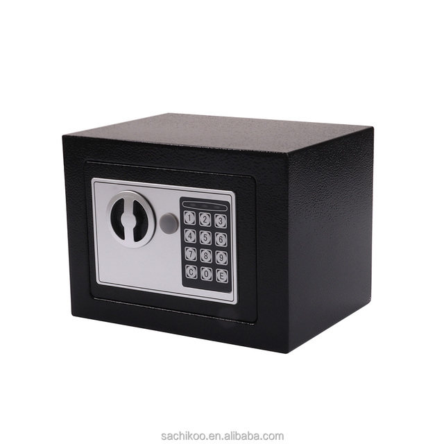 Sachikoo SL-17 Mini Home Security Safe Box Fireproof Waterproof Steel Electronic Digital Lock Key Access Wall-Mounted