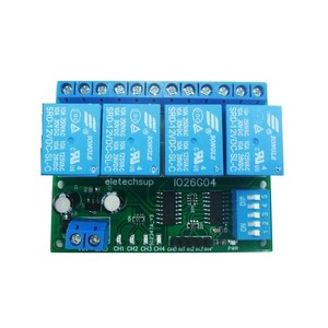 Modulo Relè Multifunzione a 4 Canali con Ritardo, Flip-Flop Bistabile, Auto-bloccante, Interlock, Condizionatore di Alimentazione, Dispositivo Audio, Sequenza di Accensione - Product Image 2