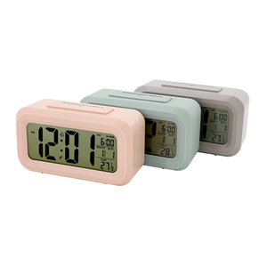 Sản phẩm hot hiển thị kỹ thuật số tháng ngày Nhiệt độ bảng bàn báo động báo lại LCD đồng hồ trở lại ánh sáng BSCI nhà máy - Product Image 4