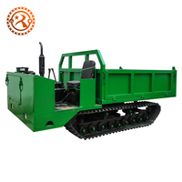 Transporteur à chenilles robuste pour l'intégration industrielle et commerciale, 3T 5T 8T, à faible pression au sol, pour rizières