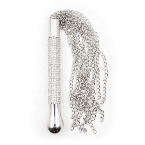 Adult Fetish SM Sex Toy BDSM <span class=keywords><strong>Metal</strong></span> Whip and Flogger Paddles pour couples - Product Image 1