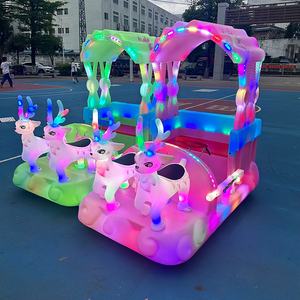 Voiture électrique pour enfants à <span class=keywords><strong>4</strong></span> <span class=keywords><strong>places</strong></span>, grande batterie, nouvelle voiture d'amusement pour marché nocturne, voiture à propulsion électrique pour enfants - Product Image 1