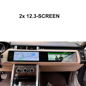 Inalámbrico Carplay 12,3 "Pantalla táctil Auto Radio GPS Android 13 para <span class=keywords><strong>Range</strong></span> Rover Sport actualización Dual <span class=keywords><strong>Display</strong></span> 1600*1200 - Product Image 6