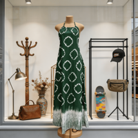 Robe longue décontractée unie pour femme, style africain, élégante, à col halter et sans bretelles, vente en gros à bas prix