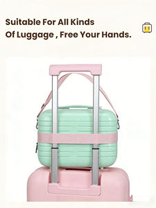 Estuche Rígido <span class=keywords><strong>para</strong></span> Cosméticos de PC de 12 Pulgadas, Color Personalizado, Colgante, Duradero, Ligero, Resistente al Agua, con Cierre de Cremallera - Product Image 2