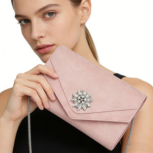 Pochette de soirée pour femme, sac à main de mariage avec chaîne amovible, option épaule et bandoulière - Product Image 6