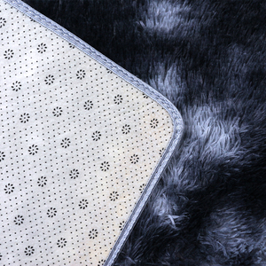 Tapis de Grande bề mặt, siêu Doux ET moelleux tapis de chambre moderne, TIE DYE tais En peluche GRIS Clair - Product Image 3