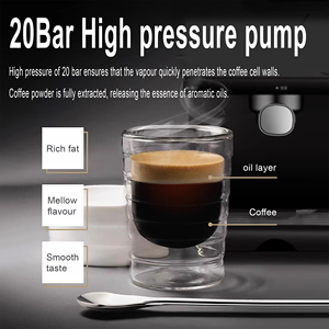 Cafetera Eléctrica Comercial de Vapor Sonifer SF-3574 para Uso Doméstico, 220V, Alta Calidad, 20 Bares, Tanque de Agua de 1.5L, Cafetera <span class=keywords><strong>Espresso</strong></span> - Product Image 3