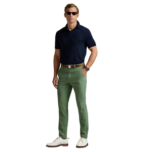Pantalons de golf slim fit pour hommes de qualité supérieure, séchage rapide, légers, logo personnalisé, taille basse, teinture en pièce, pantalons de sport décontractés - Product Image 5