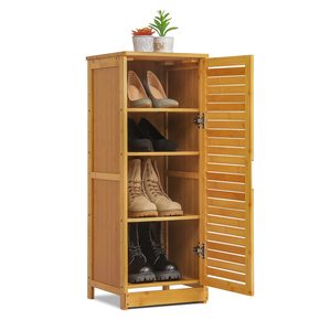 仕上げ独立したロッカーシャッタードア直立竹収納キャビネット - Product Image 1