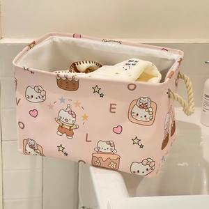 Cesta de almacenamiento de <span class=keywords><strong>ropa</strong></span> <span class=keywords><strong>sucia</strong></span> de algodón plegable de gran capacidad <span class=keywords><strong>Cubo</strong></span> de almacenamiento de dibujos animados lindo resistente grueso - Product Image 4