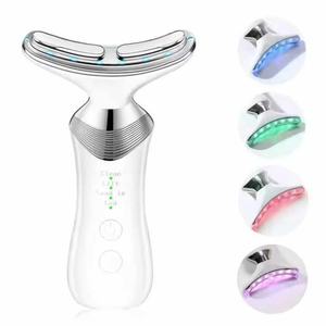 Appareil de massage facial et cervical vibrant personnalisé avec logo, nouveau modèle 2025, 4 modes, 3 niveaux, masseur liftant pour le visage - Product Image 1