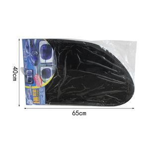 Parasol para ventana lateral de coche, película electrostática de PVC de 65x40cm, plegable, protección solar, aislamiento térmico para ventanas de coche - Product Image 1