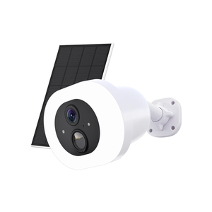 ICSEE 3MP Solar patio iluminación Cámara gran angular visión nocturna bajo consumo de energía uso al aire libre WIFI conectividad alarma - Product Image 1