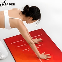 Serviette de yoga chaude antidérapante en tissu brossé double face, absorbant la transpiration, avec points de préhension en silicone pour Bikram, gym, Pilates, studio