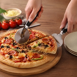 Cortador de Pizza de Acero Inoxidable, Ergonómico, Antideslizante, Cuchillo para Rebanar Pasteles, Directo de Fábrica - Product Image 5