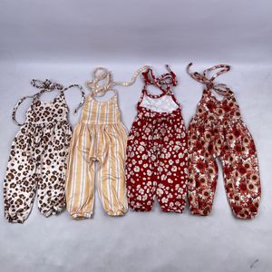 Oferta de Verano 2021, Mono Halter para Bebé Niña, Diseño Floral Turco, Tallas 3M-16T, Nueva Llegada, Moda OEM - Product Image 5