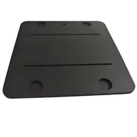 CNC-Bearbeitungs service Kunden spezifische schwarz eloxierte Aluminium platte mit Laser-Logo