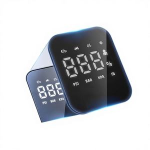 Compresseur d'air numérique intelligent ABS 12V avec arrêt automatique, gonfleur de pneus portable pour voiture, vélo, moto - Product Image 1