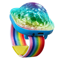Vente chaude Nouveau bracelet bleu clair elfe lumières de scène disco fête Lumière Disco ktv Bar flash coloré commande vocale