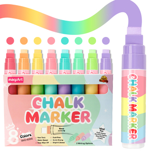 <span class=keywords><strong>Pennarelli</strong></span> a Gesso Liquido per Auto Colore Macaron, <span class=keywords><strong>Pennarelli</strong></span> a Gesso Liquido Jumbo <span class=keywords><strong>da</strong></span> 15mm con Inchiostro Importato Lavabile per <span class=keywords><strong>Lavagna</strong></span> - Product Image 1