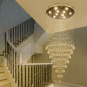 Moderne Minimalisme Led Hanglamp Eetkamer Woonkamer Hotel Trap Kroonluchters Fabrieksverkoop Groothandel Kroonluchter - Product Image 2