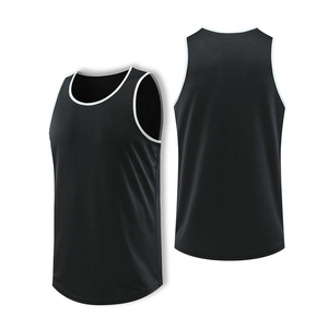 Wholesale Multicolor 100% Polyester Sleeveless Workout Basketball <b>Men's</b> Tank Top - Product Image 5