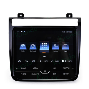 Krando Android 12.0 4G 64G Autoradio 8.8'' con Navigatore GPS e Lettore DVD Multimediale per VW <span class=keywords><strong>Volkswagen</strong></span> Touareg 2011-2017 <span class=keywords><strong>CarPlay</strong></span> - Product Image 1
