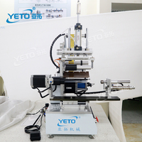 Machine d'étiquetage à enveloppement complet à 360° pour bouteilles de forme irrégulière, applicateur d'étiquettes pneumatique semi-automatique de haute précision