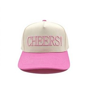 Gorra de Béisbol de 5 Paneles con Logotipo Personalizado en Dos Tonos, Logotipo Bordado Personalizado, MOQ Bajo, Fabricante de Gorras Profesional de Marca Privada OEM - Product Image 5